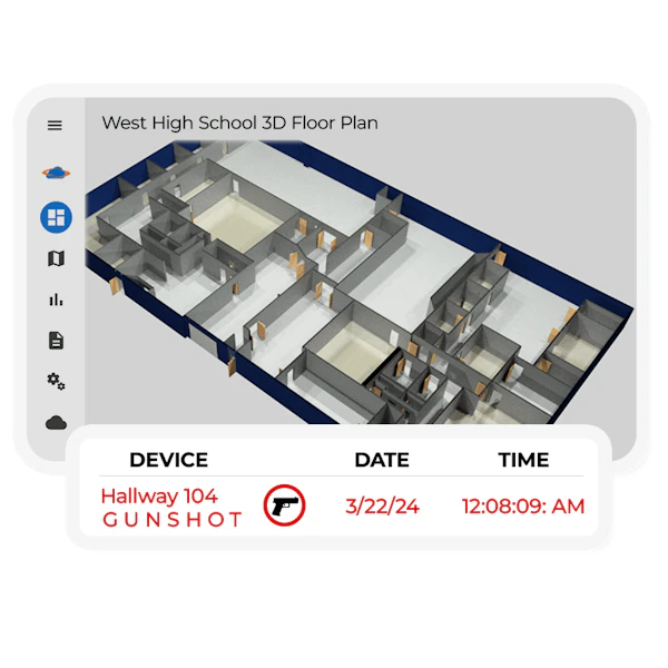 Gunshot Detection System and Sensor Technology